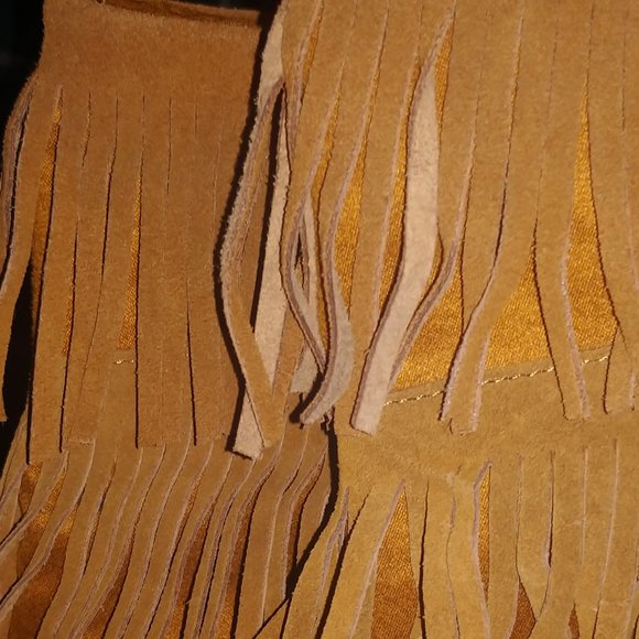 Brown Fringed Festival Boots - NWT - Size 7 - Picture 7 of 7